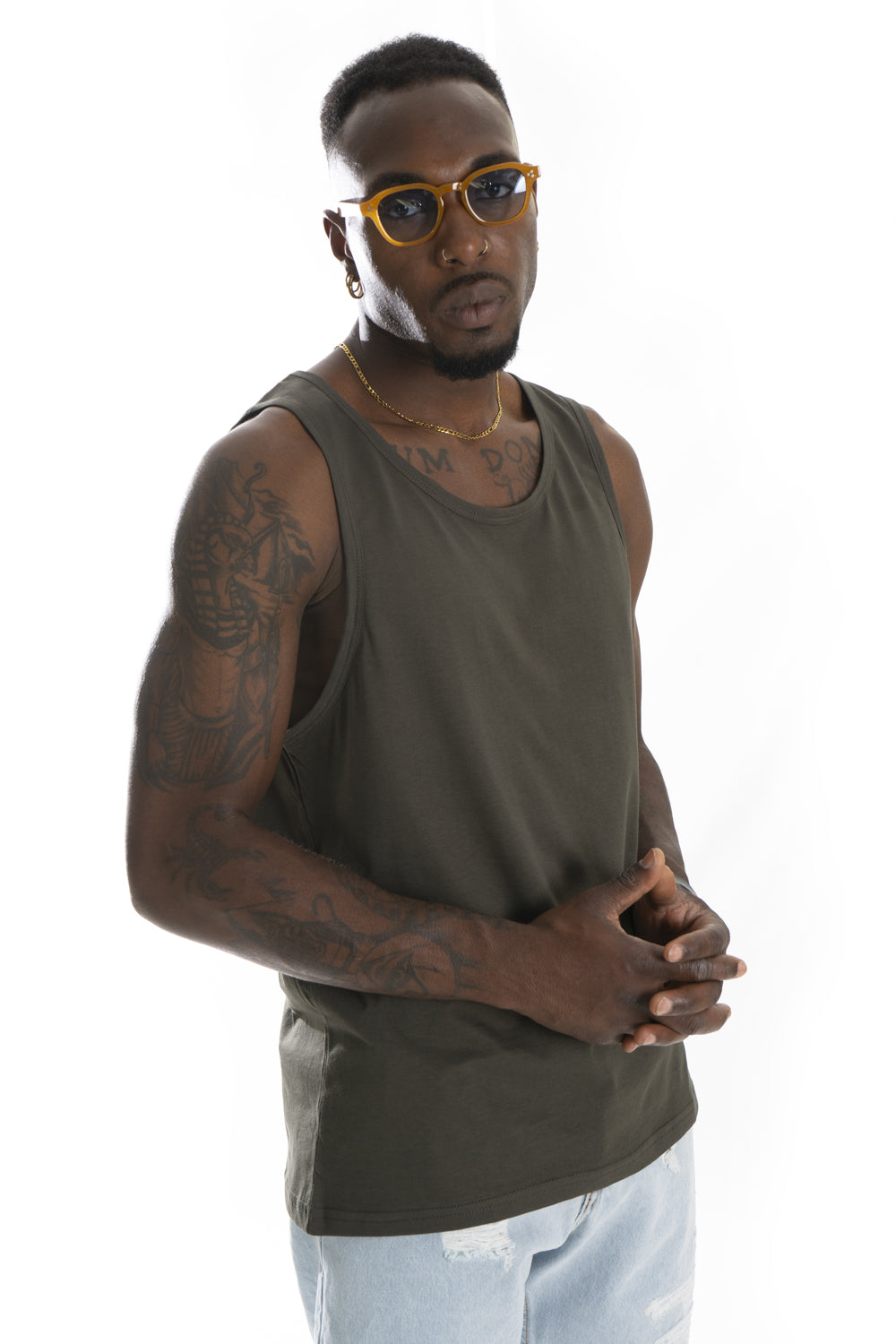 Canotta Tinta unita Collo largo Art. CT11