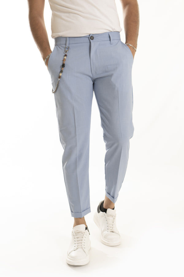 Pantalon pour homme avec poches arrière centrales boutonnées Art. Pt172