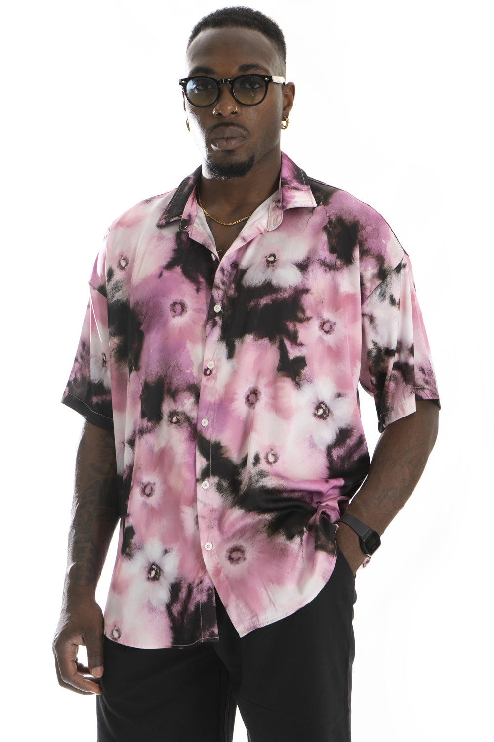 Camicia Uomo Fantasia Floreale Art. cm201