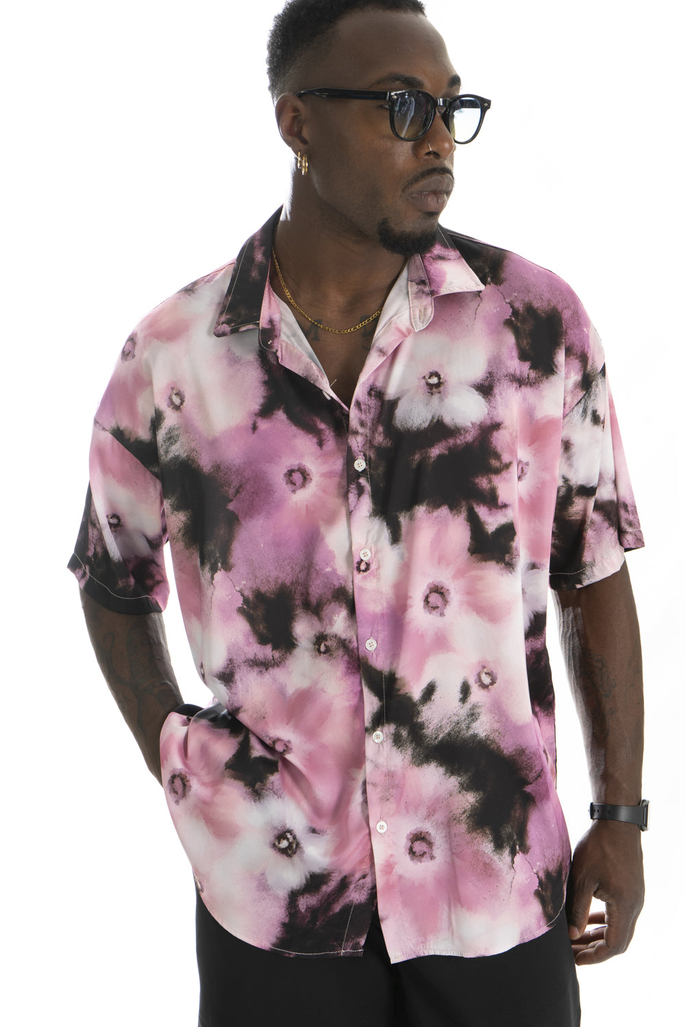 Camicia Uomo Fantasia Floreale Art. Cm201