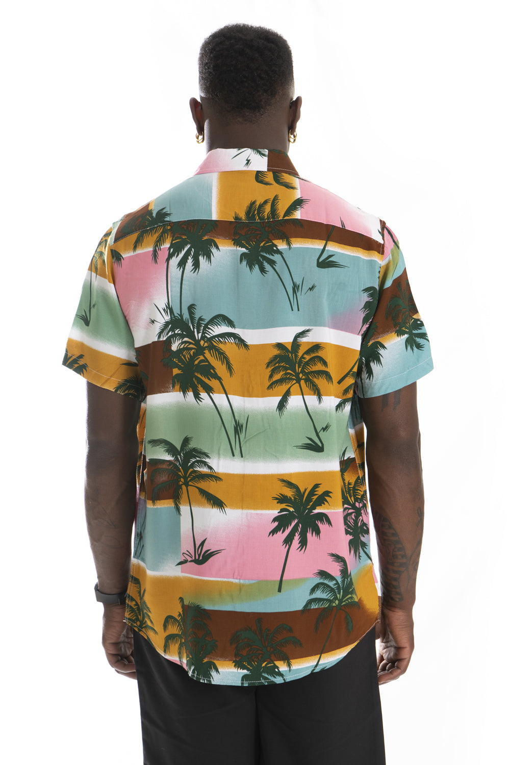 Camicia Uomo Viscosa Fantasia Estate Art. Cm173