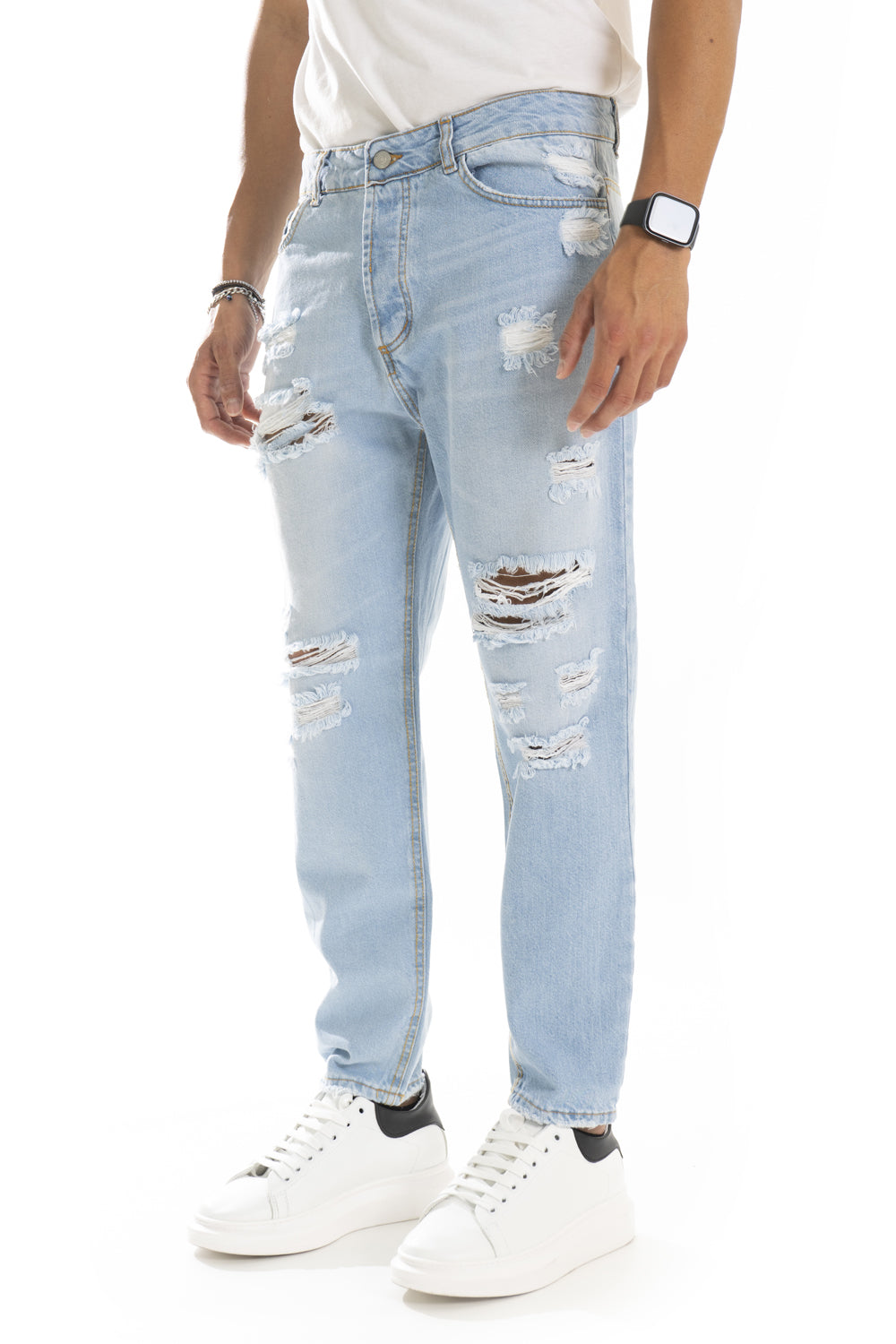 Jeans Uomo Destroy Con strappi e abrasioni Art. JS462