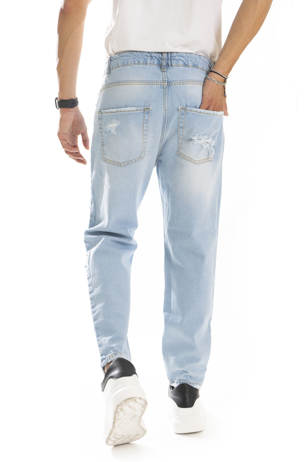 Jeans Uomo Destroy Con strappi e abrasioni Art. JS462