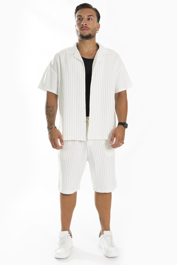 Ensemble de costume court à rayures pour homme Art. Cd34