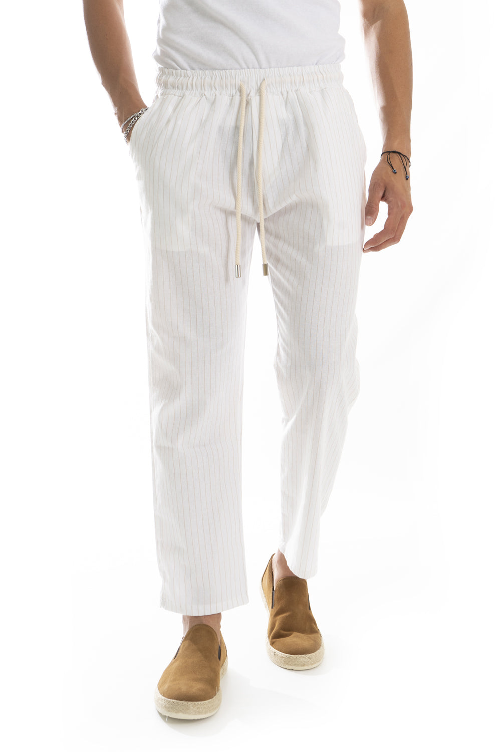 Pantalone Uomo Cotone fantasia Righe Art. Pt194