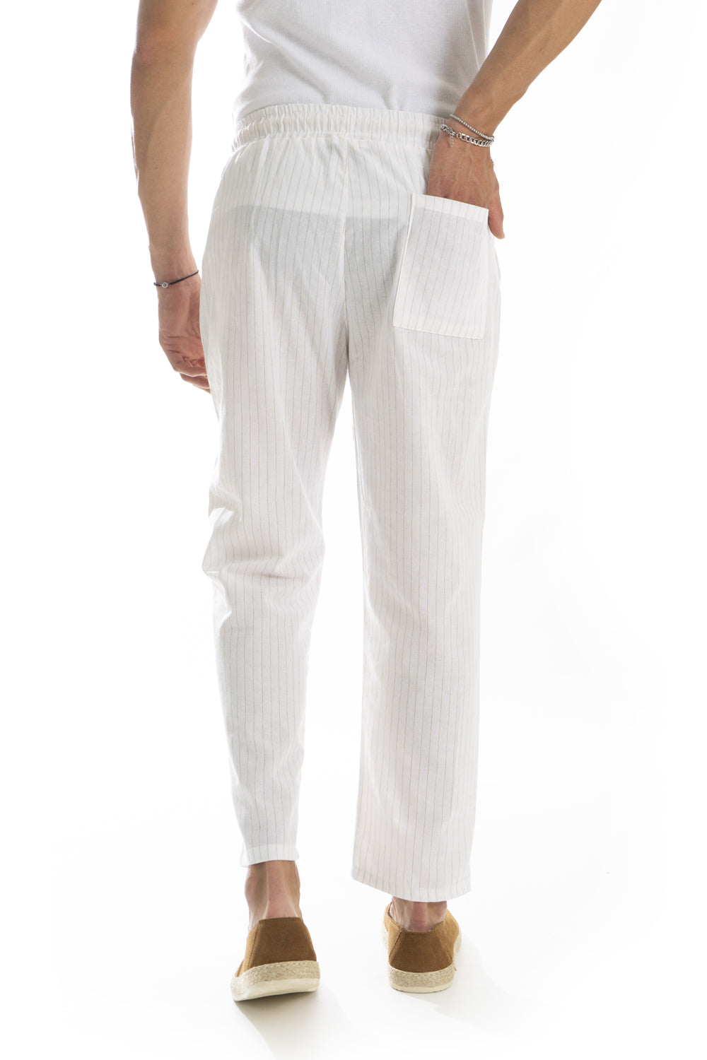 Pantalone Uomo Cotone fantasia Righe Art. Pt194