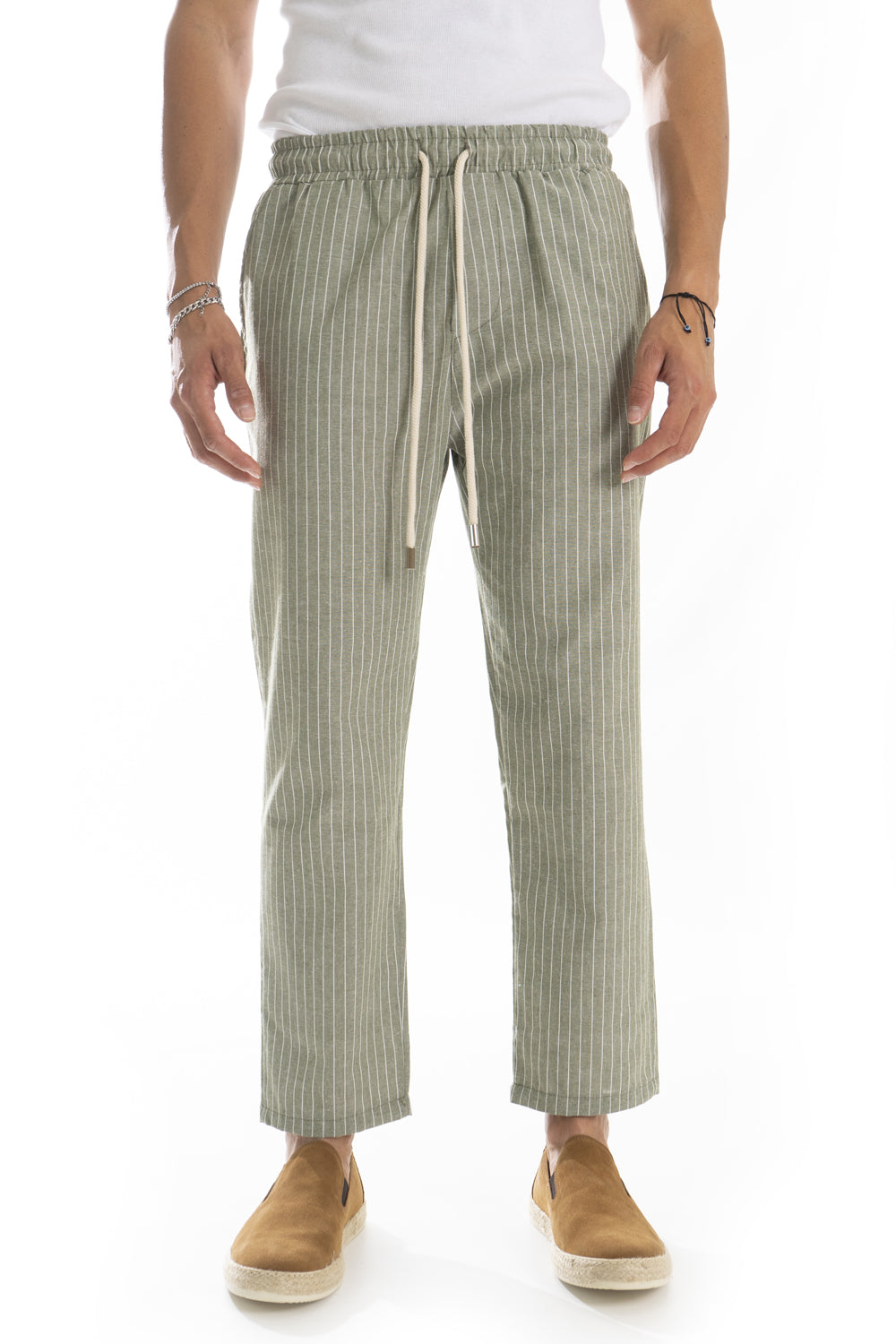 Pantalone Uomo Cotone fantasia Righe Art. Pt194