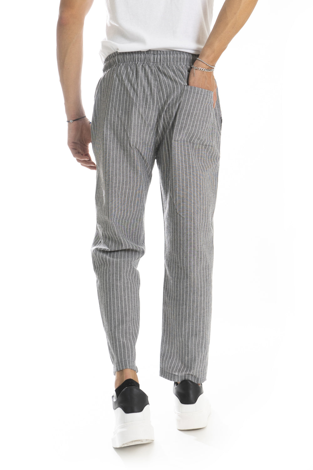 Pantalone Uomo Cotone fantasia Righe Art. Pt194