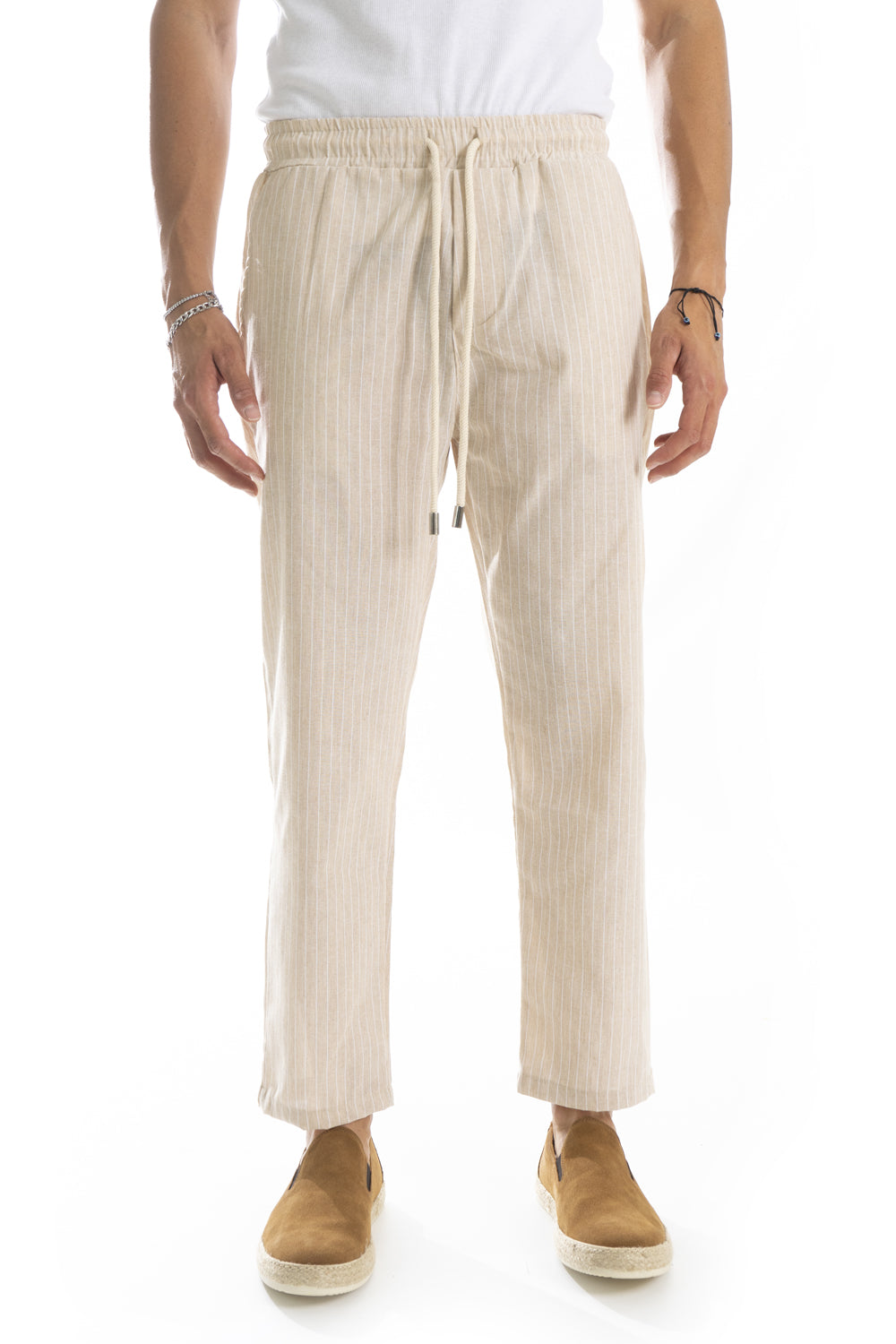 Pantalone Uomo Cotone fantasia Righe Art. Pt194