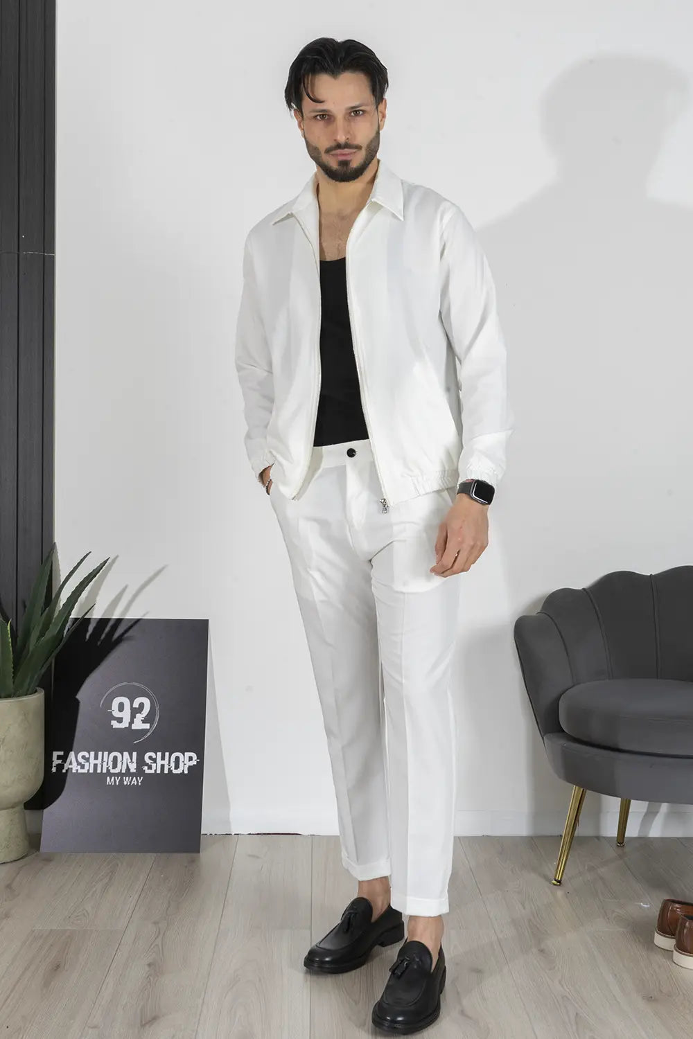 Coordinato Con Giacca Zip Art. Cd91