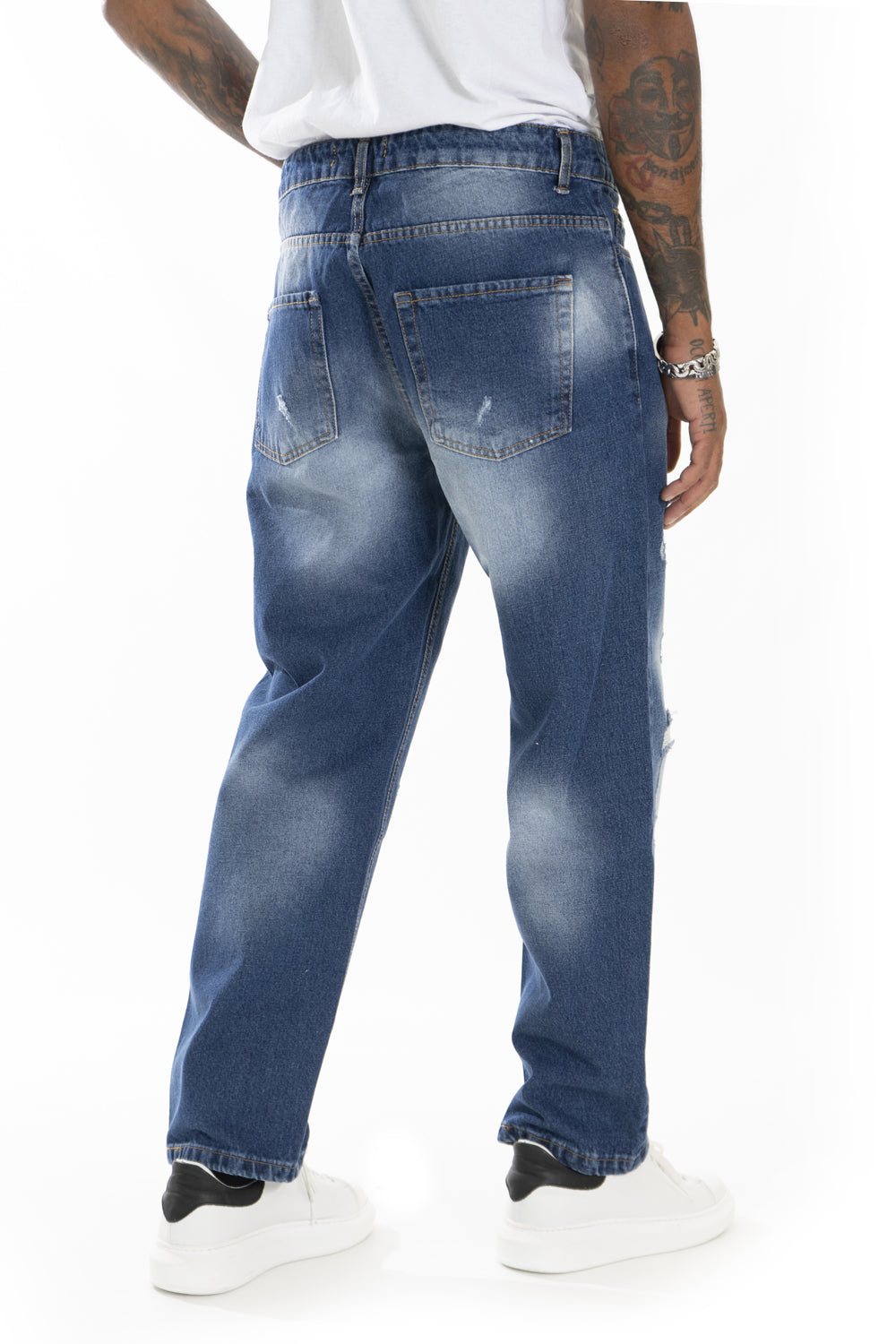 Jeans Uomo Con Sfumature e Punti Luce Art. JS380