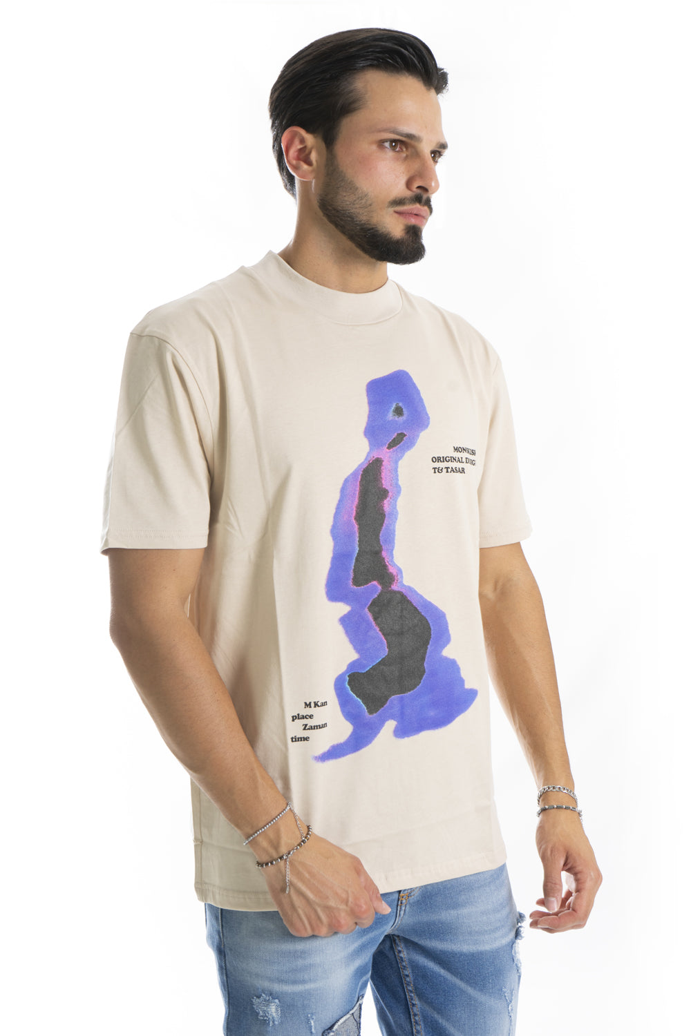 T-shirt Uomo Con stampa ''Work'' Art. Ts231