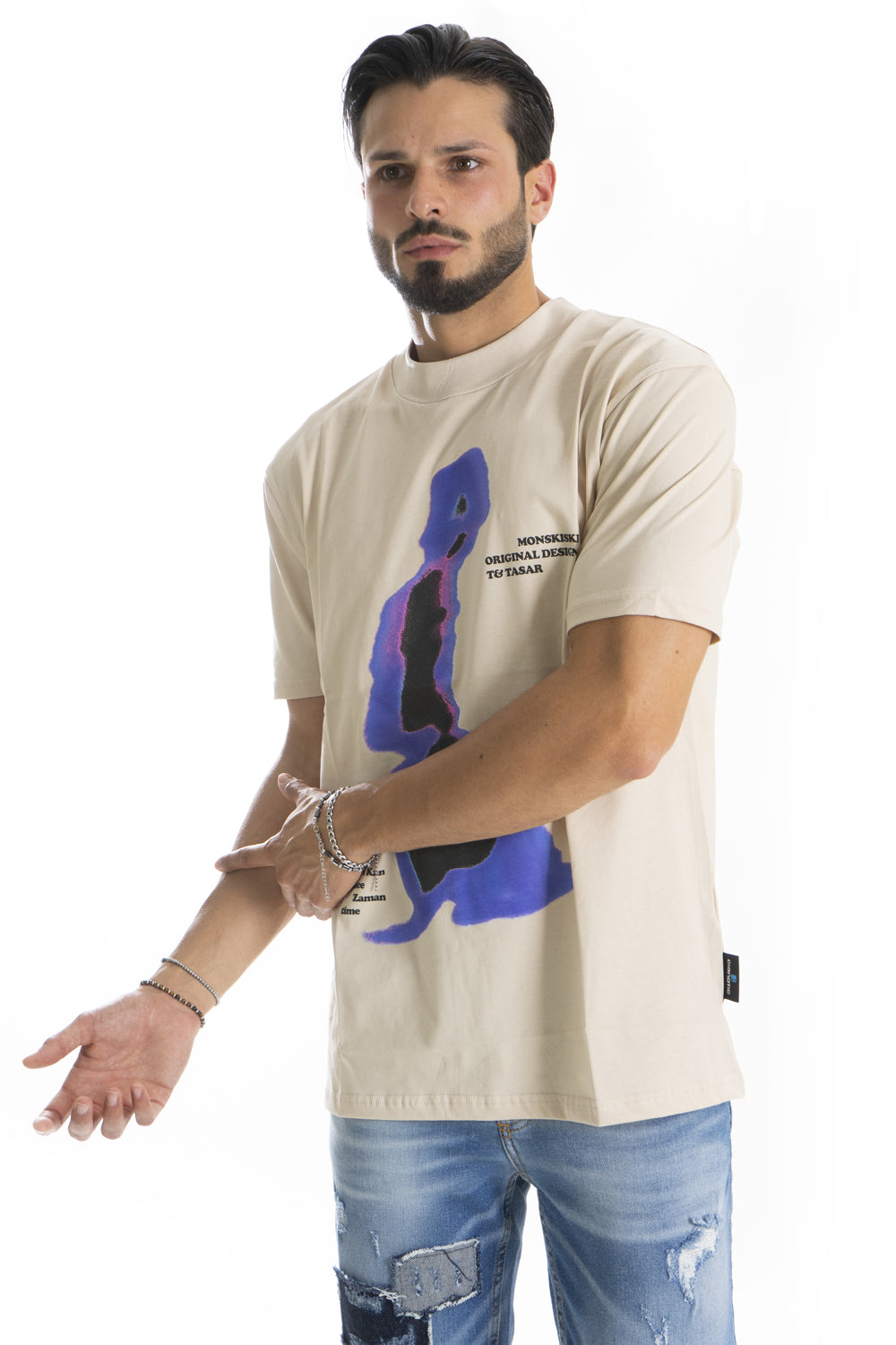 T-shirt Uomo Con stampa ''Work'' Art. Ts231