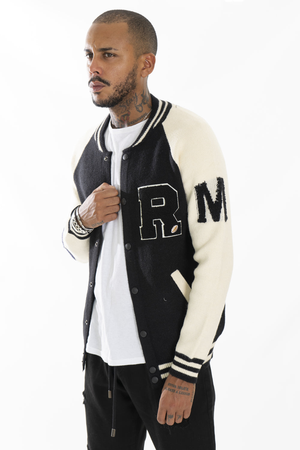 Maglione Uomo Cardigan College Varsity ''R'' Art. Mg111