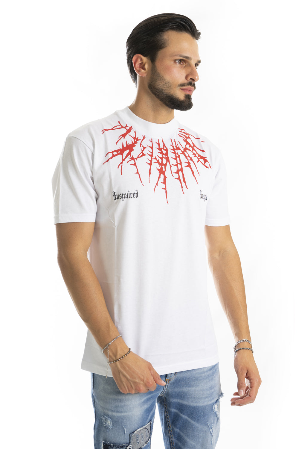 T-Shirt Uomo Stampa ''Ispired'' Art. Ts236