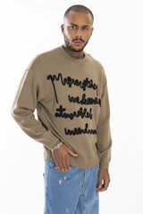 Maglione Uomo Con Scritte Girocollo Art. Mg109