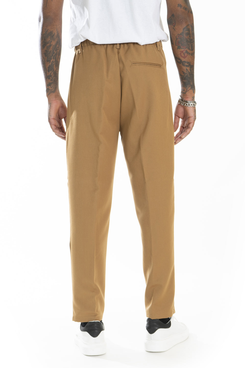 Pantalone Uomo Con bottone elastico Loose Fit Art. Pt173