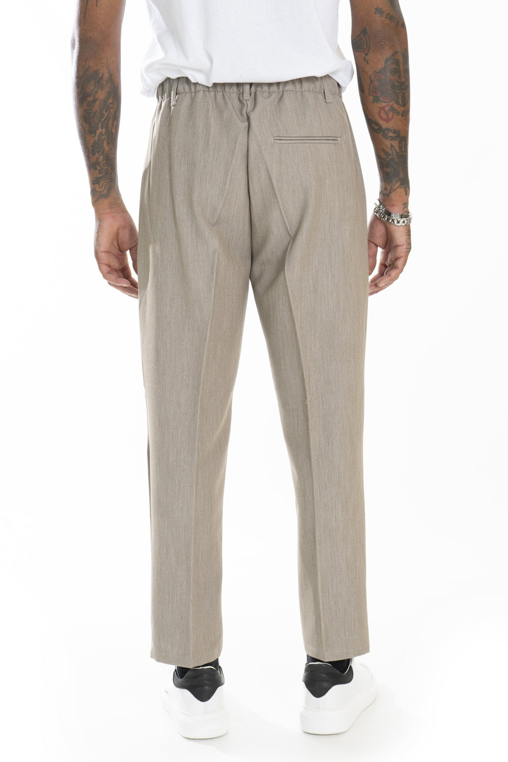 Pantalone Uomo Con bottone elastico Loose Fit Art. Pt173