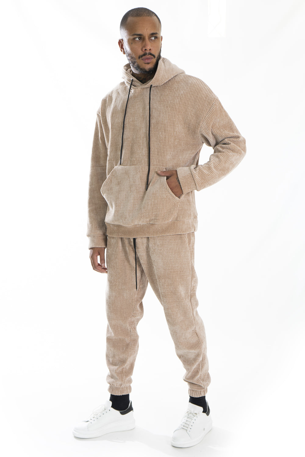 Tuta Uomo Velluto A coste Con cappuccio Art. TT93