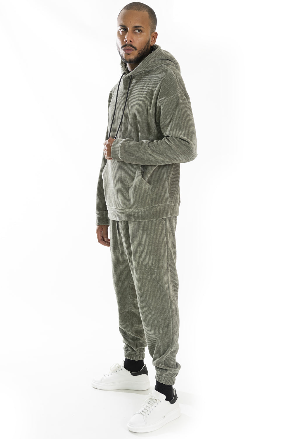 Tuta Uomo Velluto A coste Con cappuccio Art. TT93