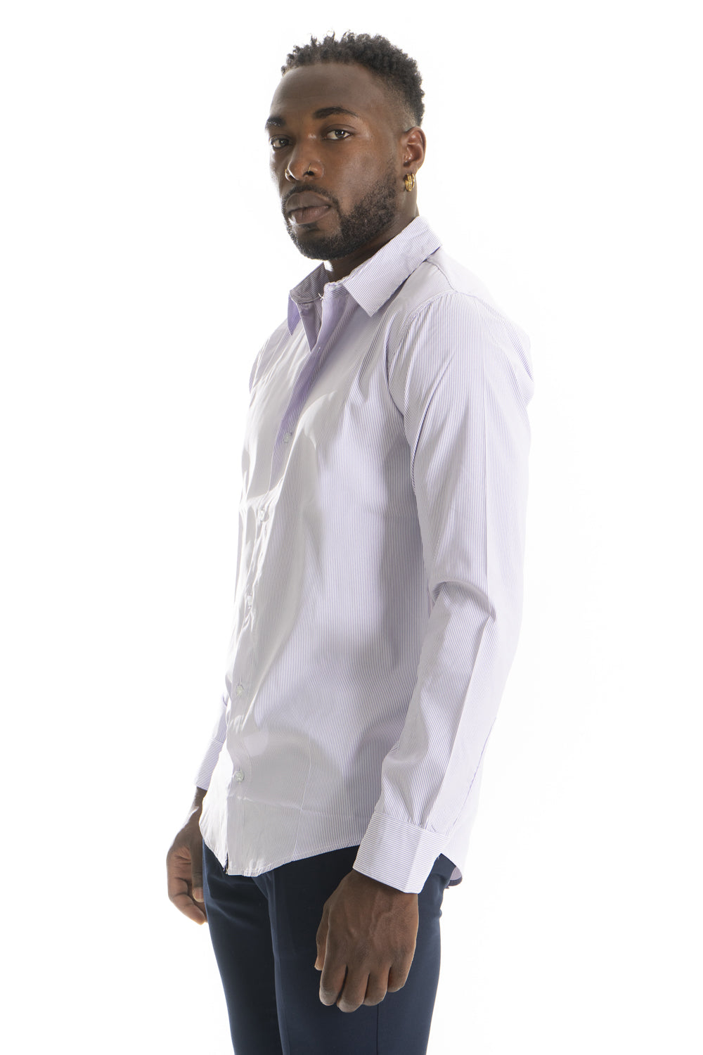 Camicia Uomo Con Fantasia A righe Sottili Art. CM214