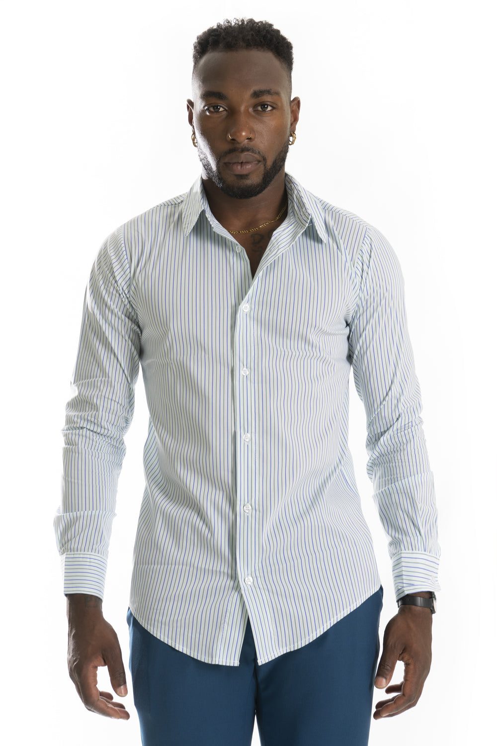 Camicia Uomo Fantasia Righe Art. Cm212