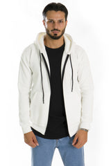 Felpa Uomo Policot Con Cappuccio e zip Art. FE175