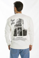 Felpa Uomo Girocollo Con Stampa Rap Art. Fe174