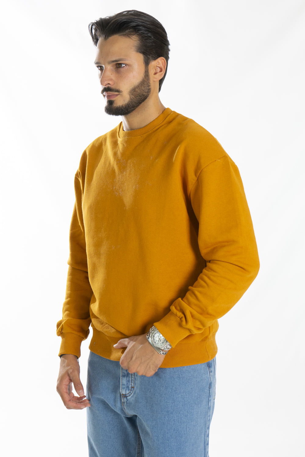 Felpa Uomo Basic Girocollo Art. Fe125