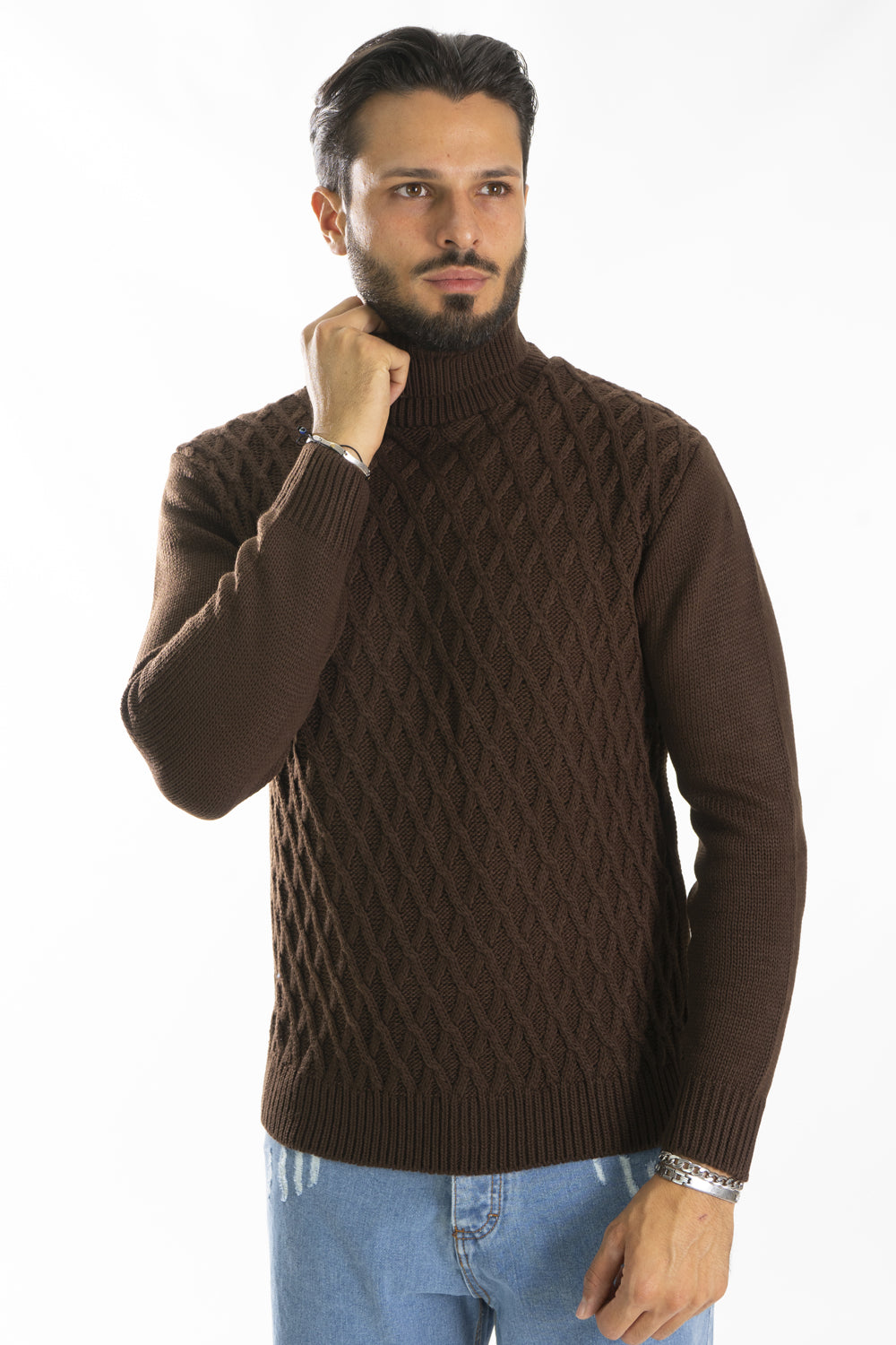 Maglione Uomo Dolcevita Collo alto Art. Mg99