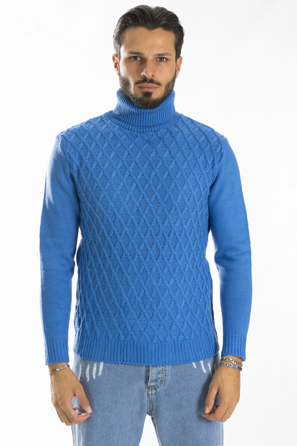 Maglione Uomo Dolcevita Collo alto Art. Mg99