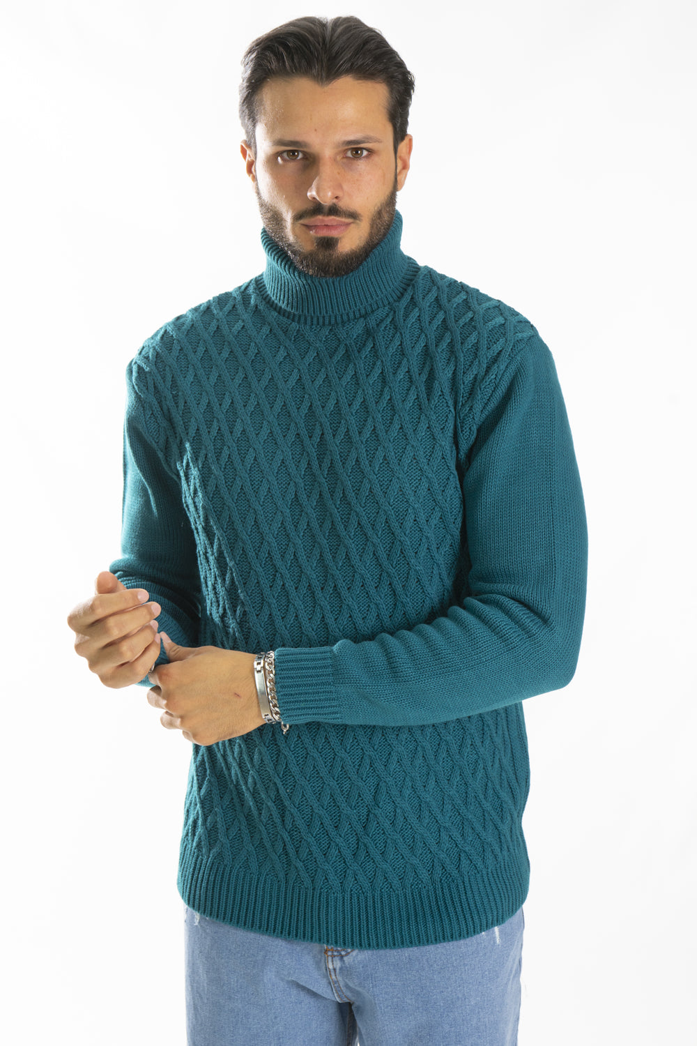 Maglione Uomo Dolcevita Collo alto Art. Mg99