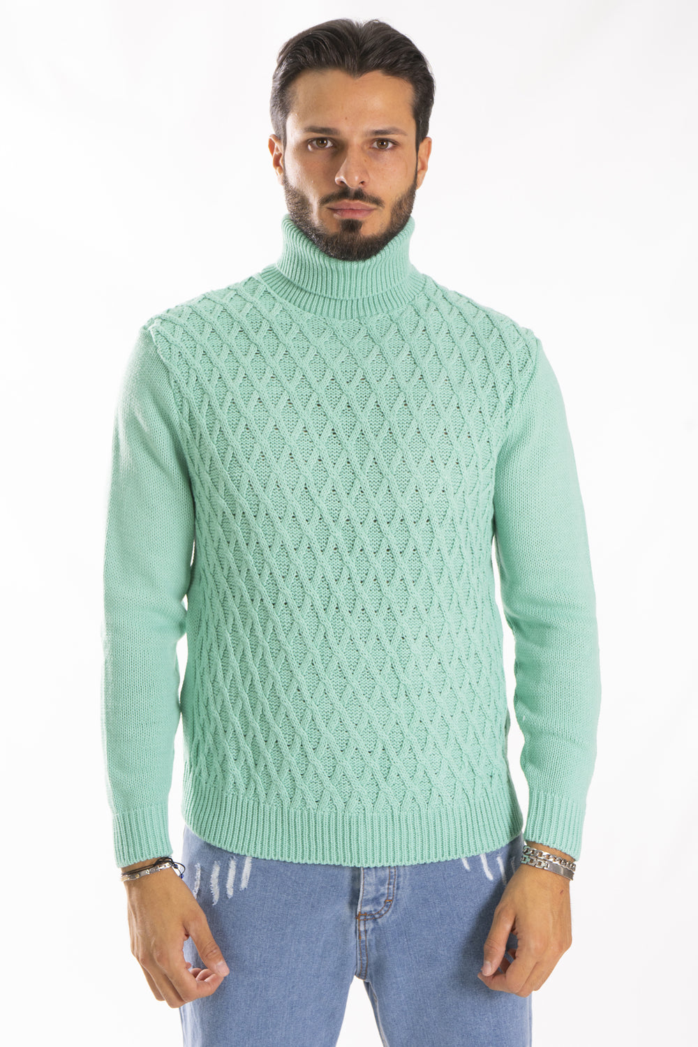 Maglione Uomo Dolcevita Collo alto Art. Mg99