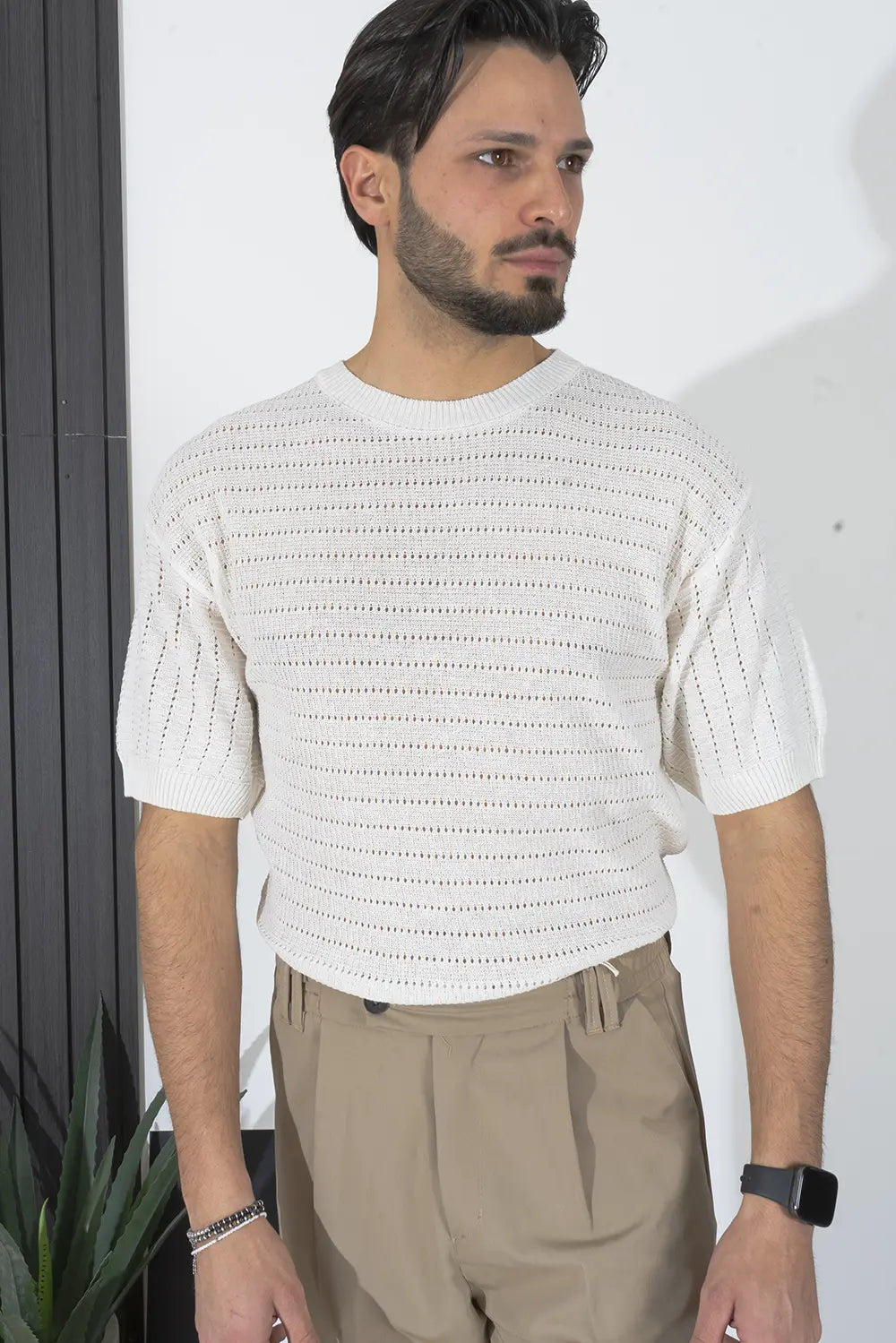 T-shirt Uomo Traforata Girocollo Art. Ts258
