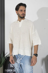 Polo in Filo Premium con Manica a Tre Quarti  Art. Ts259