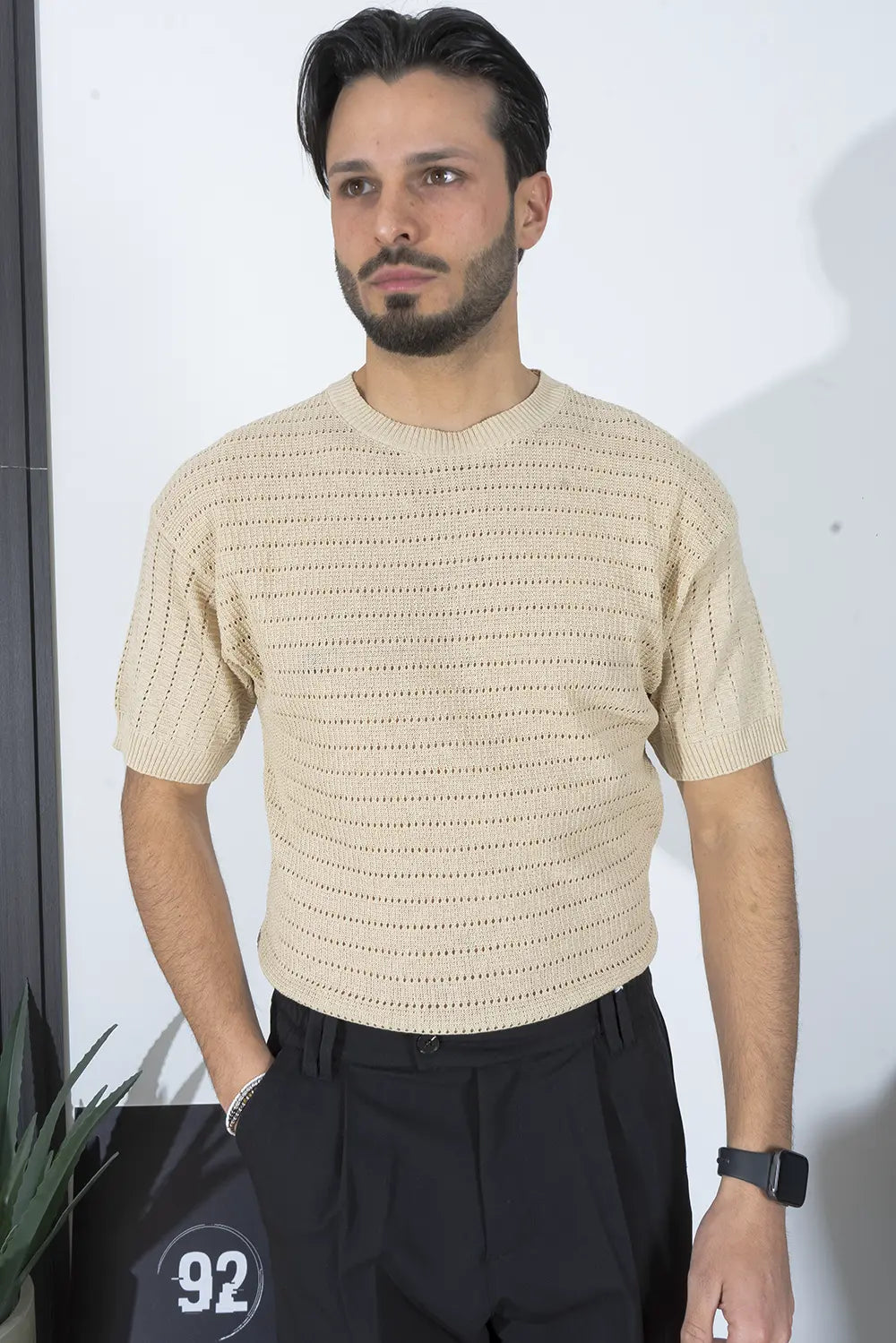 T-shirt Uomo Traforata Girocollo Art. Ts258
