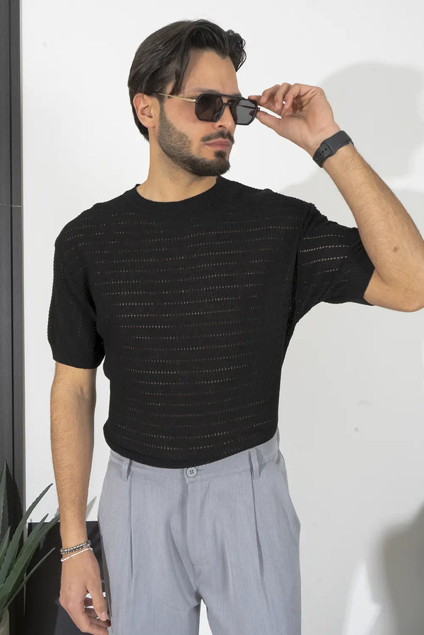 T-shirt Uomo Traforata Girocollo Art. Ts258