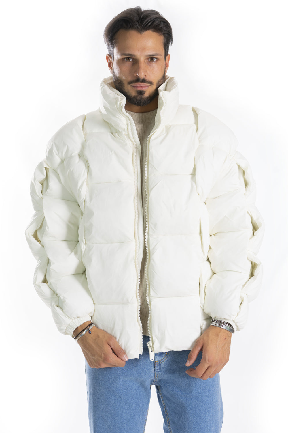 Giubbotto Uomo Bomber Fantasia Intrecciata Art. Gb151