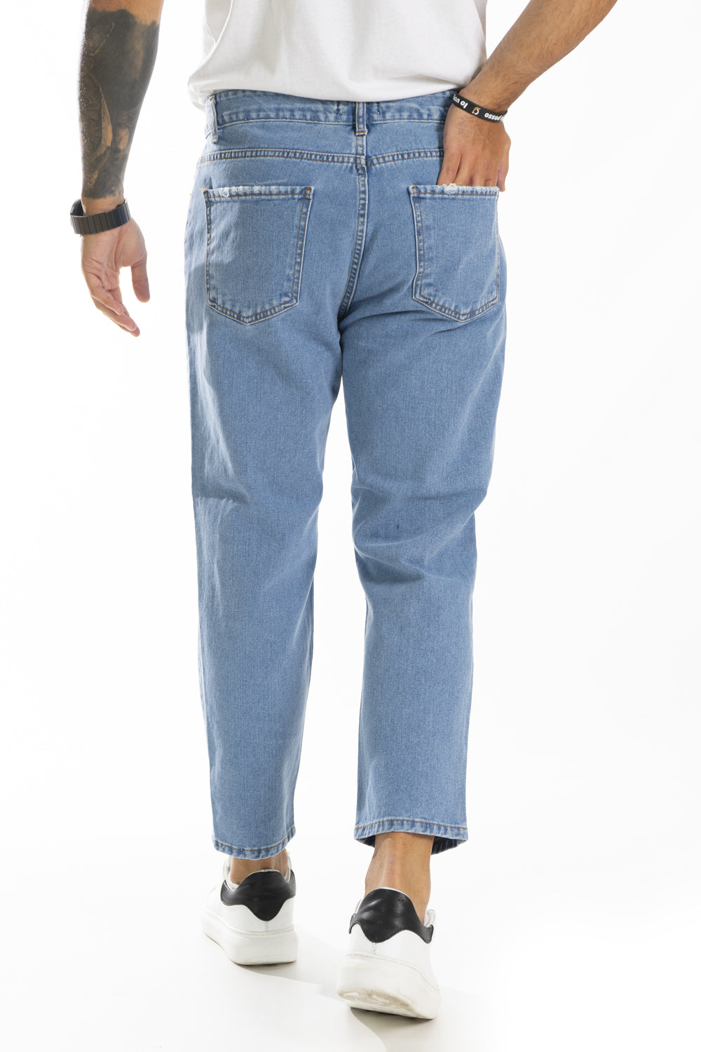 Jeans Uomo Strappi Destroy By 92 Fashion Shop Art. Js274