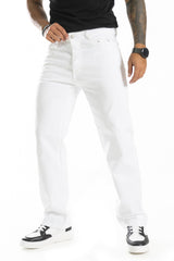 Jeans Uomo Tinta Unita Baggy Caviglia larga Art. JS330