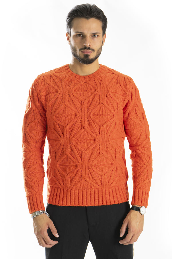 Modèle de pull ras du cou en laine pour homme Art. Mg123