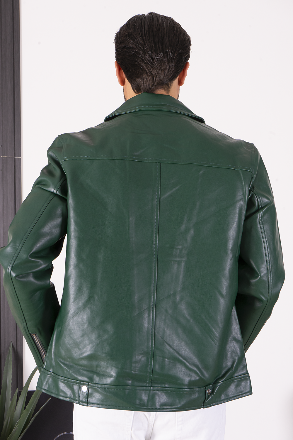 Men's Jacket Eco-leather Bikers Chiodo Art. Gb07