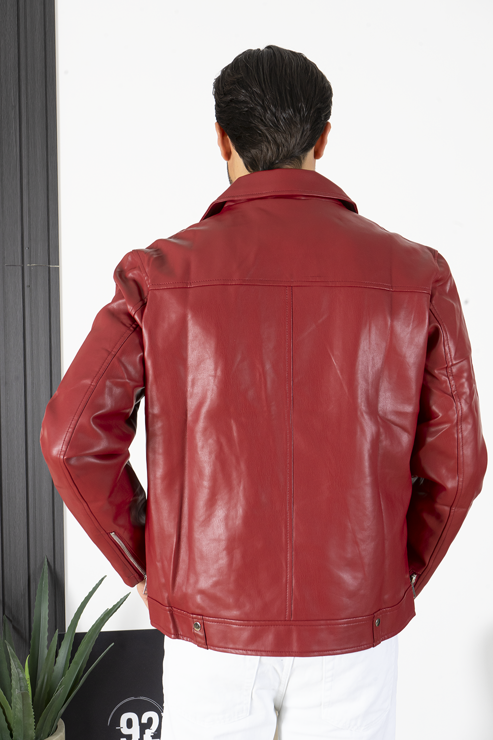 Veste Homme Bikers en cuir écologique Chiodo Art. Gb07