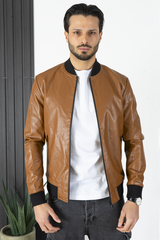 Giubbotto Giacca Uomo Ecopelle Art. Gb63