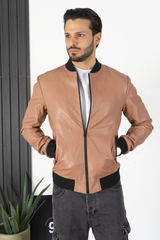 Giubbotto Giacca Uomo Ecopelle Art. Gb63