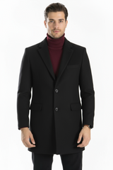 Cappotto Uomo Scollo V Monopetto con Taschino Art. Cp34
