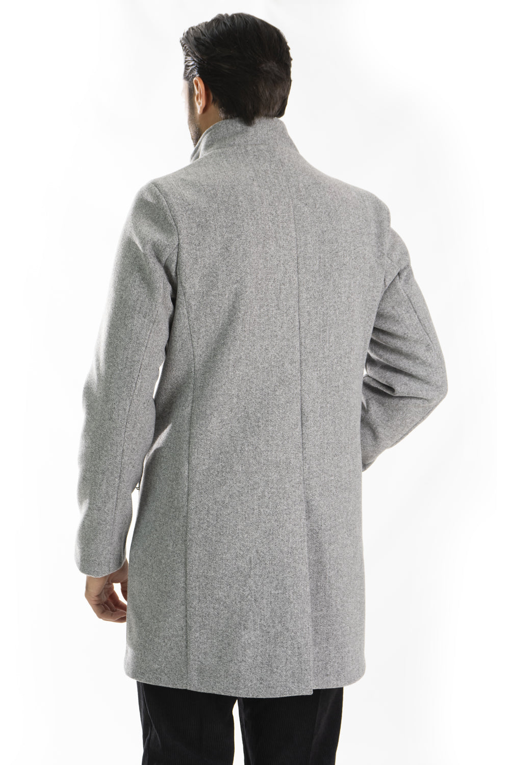 Cappotto Uomo Giacca Monopetto Collo Alto Art. Cp15