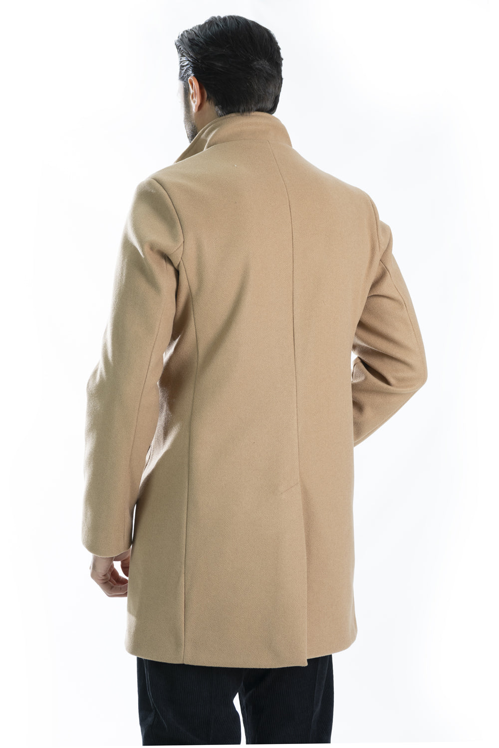 Cappotto Uomo Giacca Monopetto Collo Alto Art. Cp15