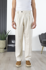Pantalone in Lino Fondo Ampio Tinta Unita Art. Pt193