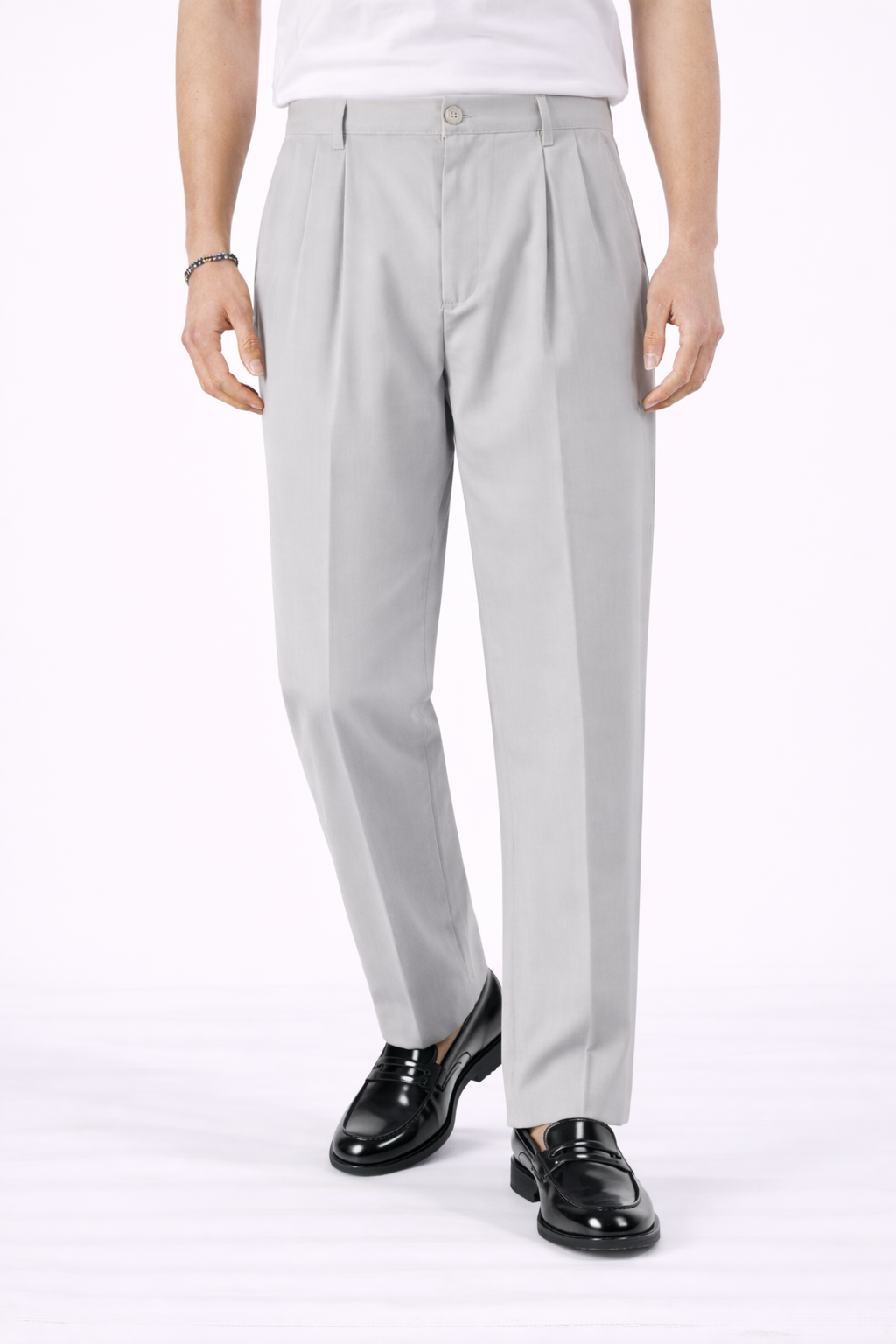 Pantalone Uomo Con bottone elastico Loose Fit Art. Pt173